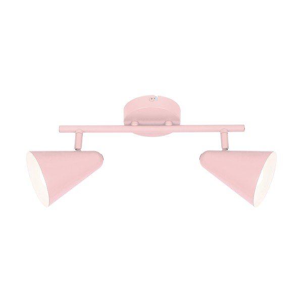 Gaiši rozā griestu lampa ar metāla abažūru 42x10 cm Amor – Candellux Lighting-image-1
