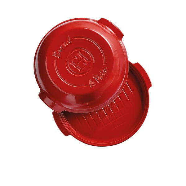 Sarkana keramikas maizes forma Emile Henry, ⌀ 29,5 cm-image-3