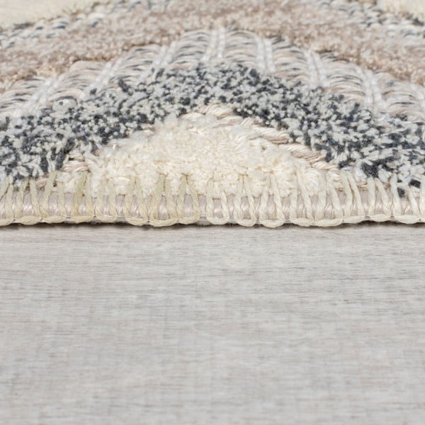 Pelēkbēšs mazgājams paklājs 78x150 cm Beckett – Flair Rugs-image-4