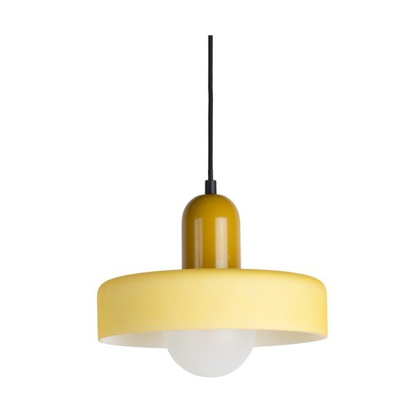 Dzeltena piekaramā lampa ø 25 cm Opaco Grato – Leitmotiv