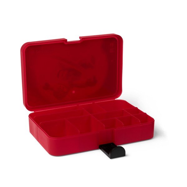 Sarkana uzglabāšanas kaste ar LEGO® Ninjago nodalījumiem-image-2