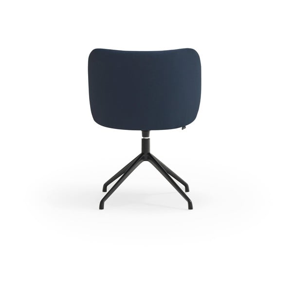 Tumši zils polsterēts ēdamistabas krēsls Mogi – Teulat-image-3