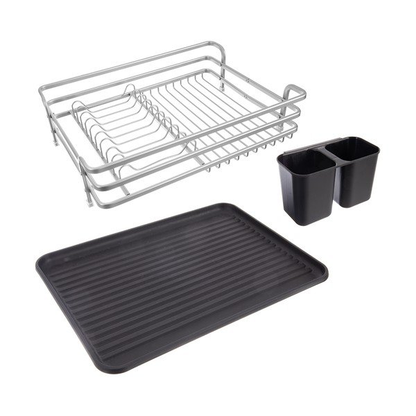 Melnbalts metāla trauku žāvētājs 43x32 cm Deluxe – Orion-image-2