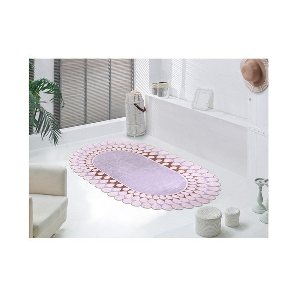 Paklājs Vitaus Zinno Oval Kahve, 80 x 120 cm-image-1