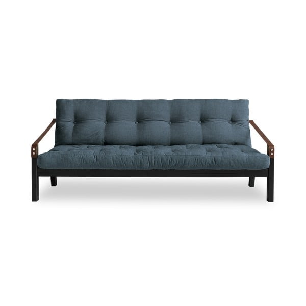 Izvelkamais dīvāns Karup Design Poetry Black/Dark Blue