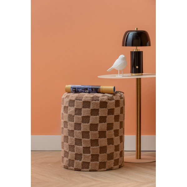 Melna LED galda lampa ar regulējamu spilgtumu ar metāla abažūru (augstums 30 cm) Freya – Leitmotiv-image-3