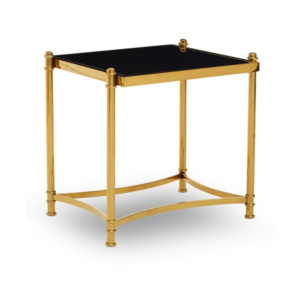 Sānu galdiņš ar stikla galda virsmu 50x56 cm Ackley – Premier Housewares-image-3