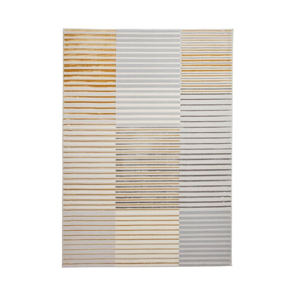 Pelēks/zelta krāsas paklājs 170x120 cm Apollo – Think Rugs