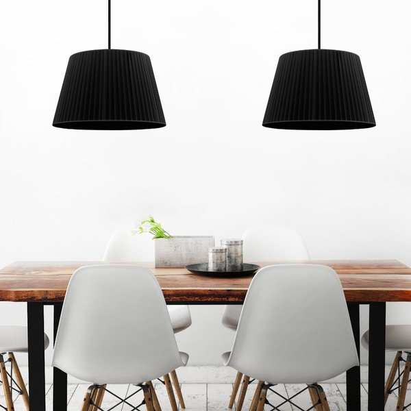 Melna divviru piekaramā lampa Sotto Luce KAMI Elementary M 2S-image-1