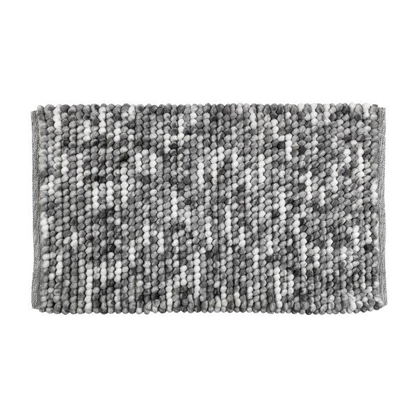 Pelēks vannasistabas paklājs Wenko Smooth, 90 x 60 cm-image-1