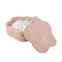 Rozā velveta bumbu baseins ø 90 cm augstums 30 cm – Meowbaby