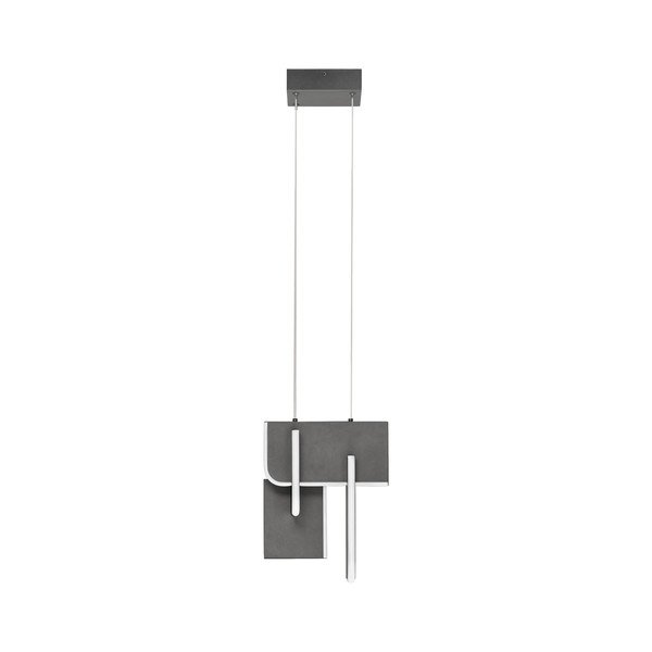 Gaiši pelēka metāla LED piekaramā lampa ar regulējamu spilgtumu Totem – Nova Luce