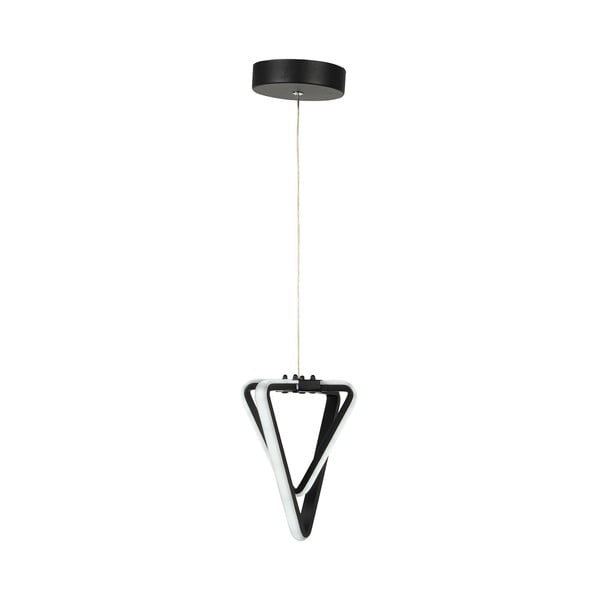 Melna metāla LED piekaramā lampa ø 20 cm Baris – Squid Lighting