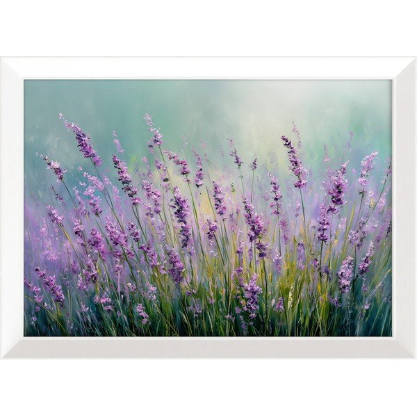 Drukāta glezna ar rāmi 75x56 cm Lavender – Styler