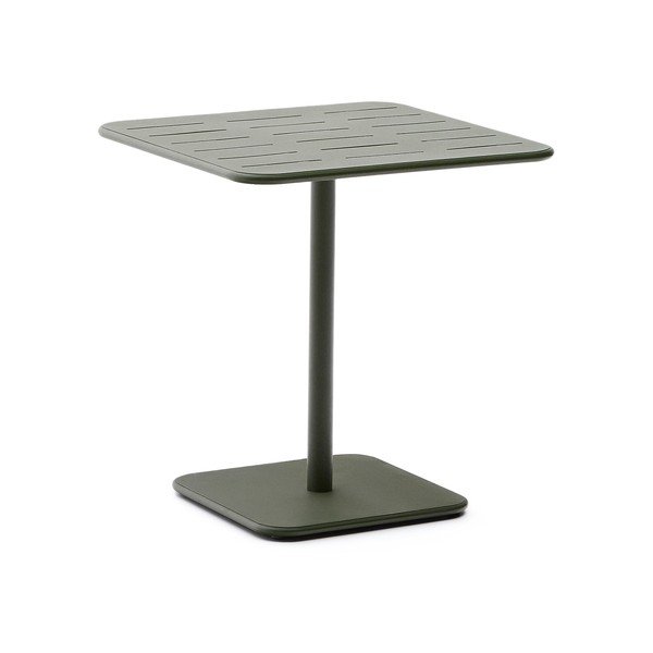 Tērauda dārza ēdamgalds 70x70 cm Brai – Kave Home