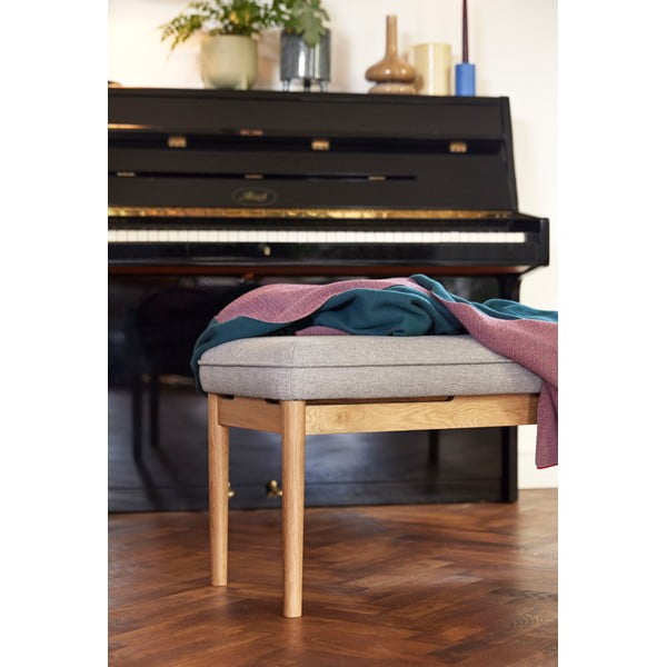 Violeti zils kokvilnas pleds Hübsch Cozy, 130 x 200 cm-image-1