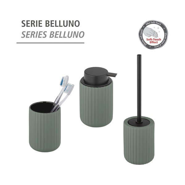 Zaļa keramikas tualetes birste Wenko Belluno-image-2