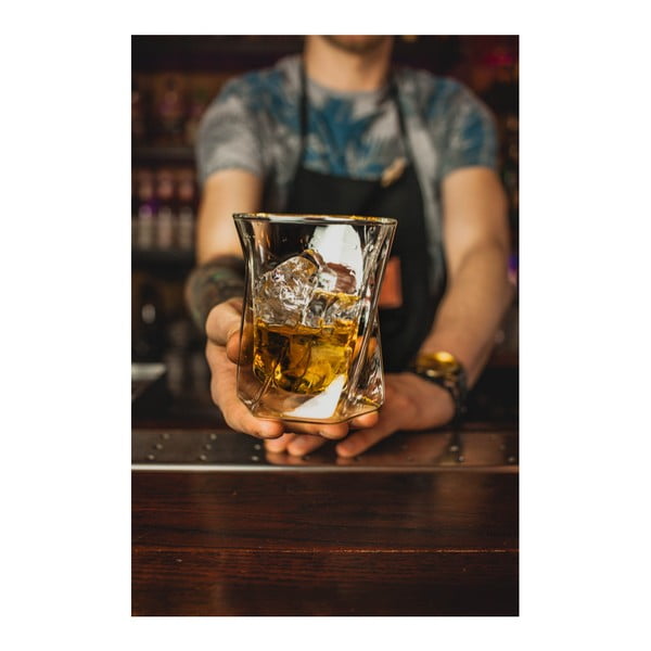 Dubultsienu viskija glāze Vialli Design, 300 ml-image-3