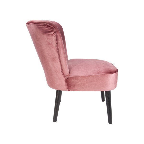 Rozā krēsls ar samta polsterējumu Leitmotiv Luxury-image-1
