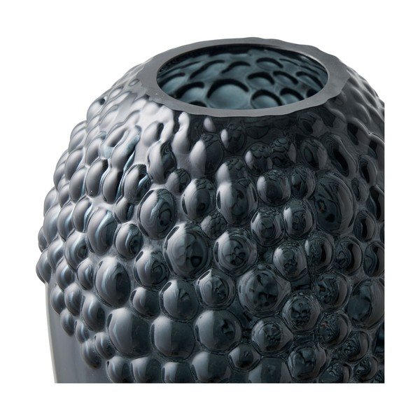 Tumši pelēka stikla vāze (augstums 25 cm) – House Nordic-image-2