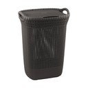 Brūns veļas grozs Curver Knit Tall