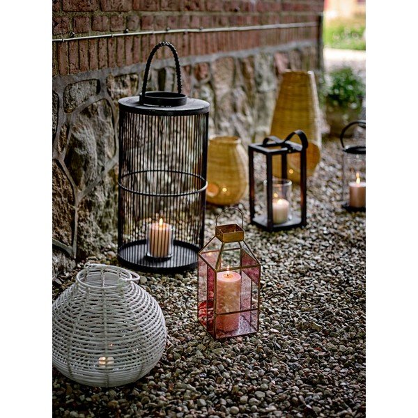 Stikla laterna (augstums 34 cm) Drew – Bloomingville-image-1