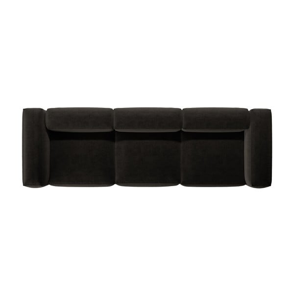 Melns dīvāns 364 cm Bergamo – Cosmopolitan Design-image-3