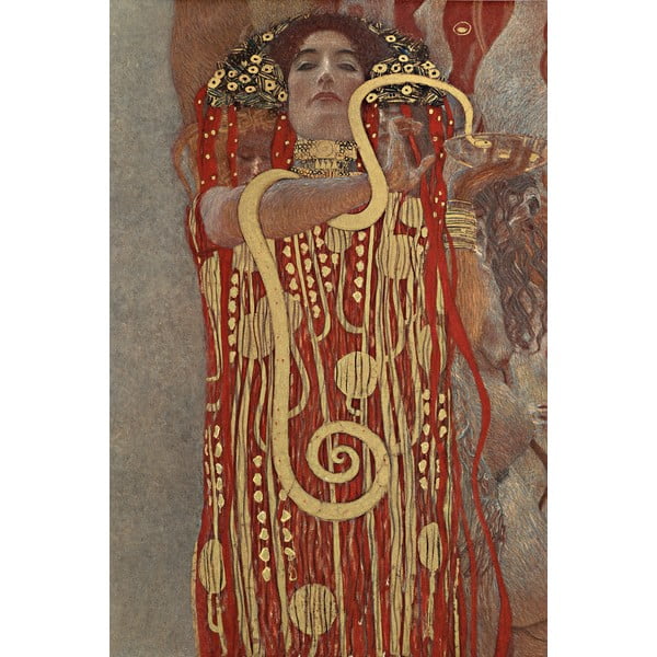 Reproducēta glezna 40x60 cm Hygieia, Gustav Klimt – Fedkolor