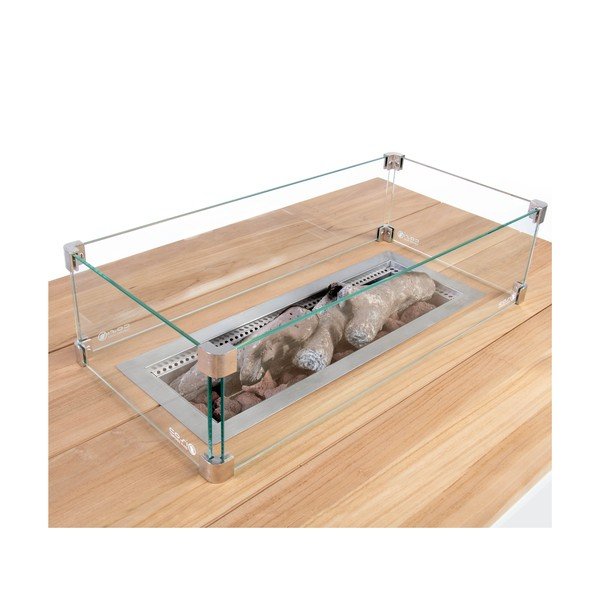 Aizsargstiklu komplekts kamīnam COSI Cosi, 65 x 33 cm-image-2