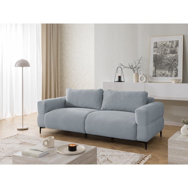 Dūmakaini zils dīvāns 217 cm Helio – Ropez-image-4