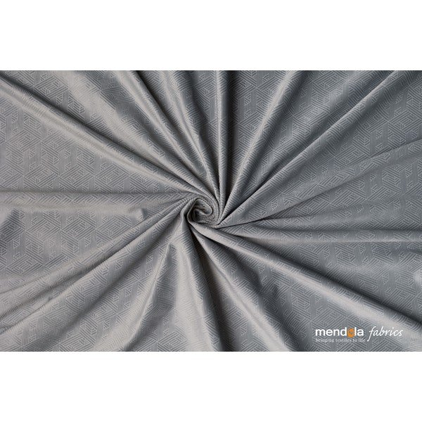 Pelēks samta aizkars 140x260 cm Roma – Mendola Fabrics-image-1