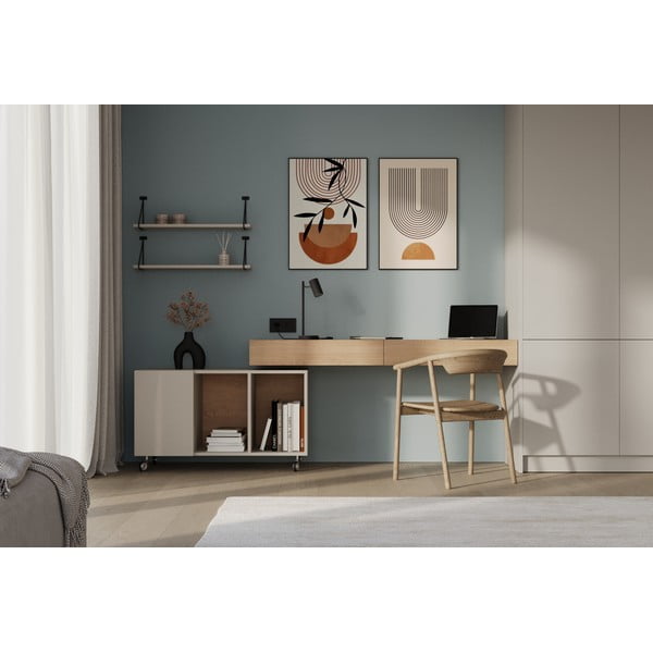 Melna galda lampa ar metāla abažūru (augstums 35 cm) Veneto – GTV-image-1