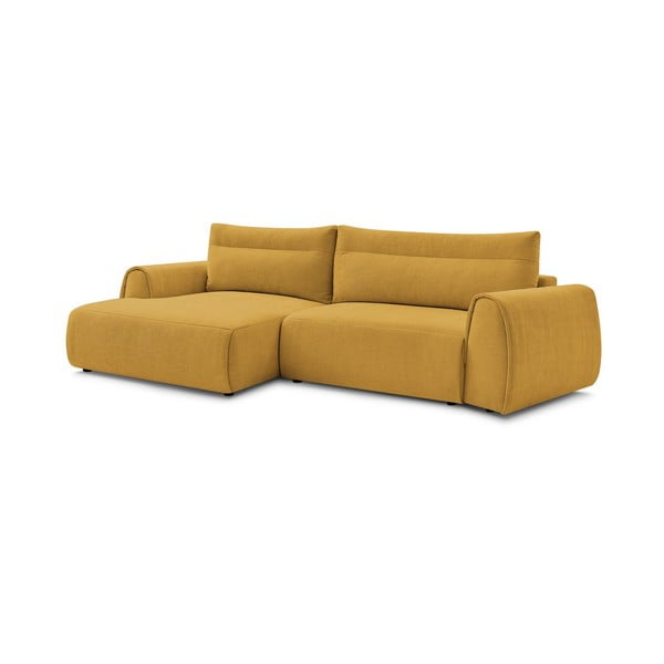 Okera dzeltens stūra dīvāns Aden – Bobochic Paris-image-3