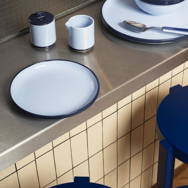 Zils deserta akmensmasas šķīvis ø 18 cm Duo – ONA-image-1