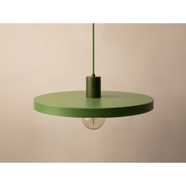 Zaļa metāla piekaramā lampa ø 40 cm Ori – Micadoni -image-3