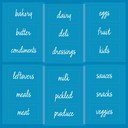 Pārtikas uzlīmes saldētavai angļu valodā iDesign The Home Edit
