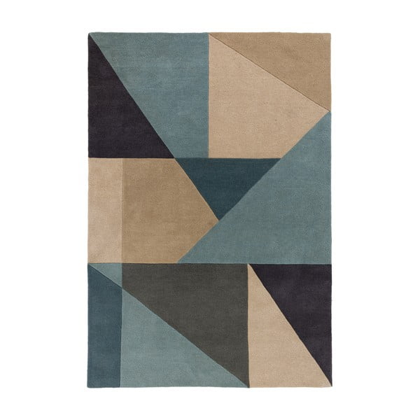 Zili bēšs vilnas paklājs 230x160 cm Arlo Harper – Flair Rugs