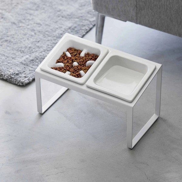 Keramikas bļodiņu komplekts ar pamatni mājdzīvniekiem Nooks – YAMAZAKI-image-2