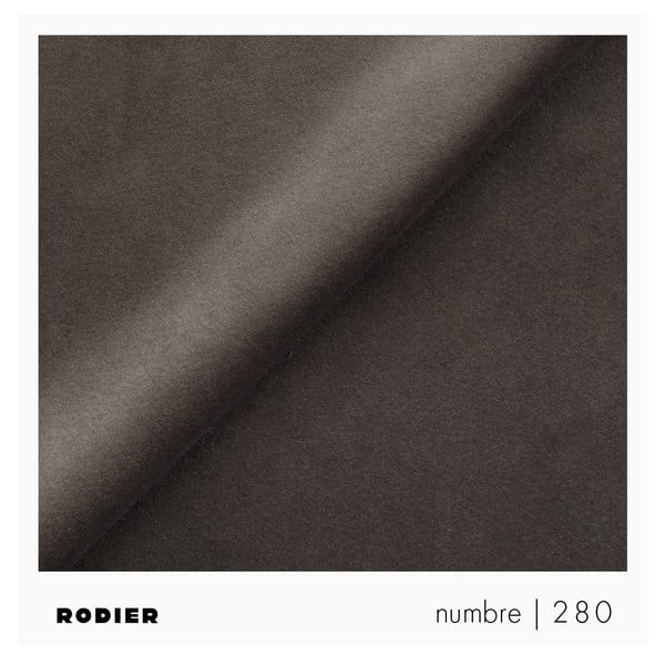 Pelēkbrūns samta salokāms stūra dīvāns ar uzglabāšanas vietu (ar kreiso stūri/L veida) Rene – Rodier-image-4