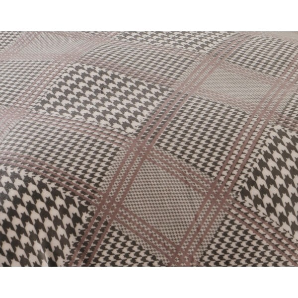 Pelēka vienvietīga mikroplīša gultas veļa 140x200 cm – My House-image-1