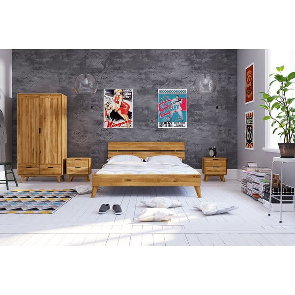 Ozolkoka divguļamā gulta 180x200 cm Greg 2 – The Beds-image-1