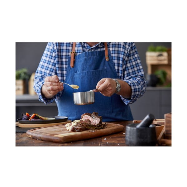 Nerūsējošā tērauda kastrolis piemērots indukcijas plītij 450 ml – Holm-image-2