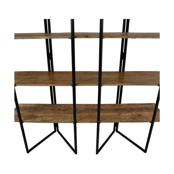 Melns mango koka plaukts 165x200 cm – HSM collection-image-4