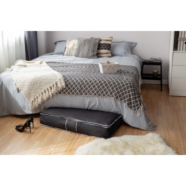 Melna glabāšanas kaste zem gultas Compactor Underbed Box-image-1