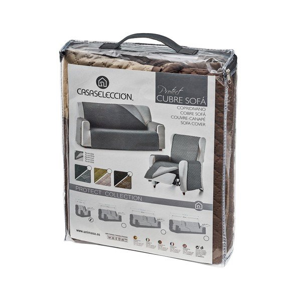 Brūns aizsargājošs pārvalks atpūtas krēslam 55 cm Protect – Casa Selección-image-3