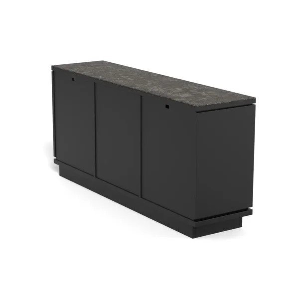 Melna kumode no MDF 160x75x40 cm Tribeca – Actona-image-2