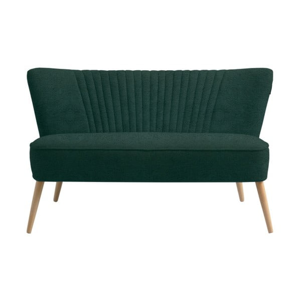 Tumši zaļš divvietīgs dīvāns Custom Form Harry
