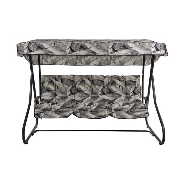 Pelēka metāla dārza šūpoles Milano – Dajar