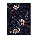 5 melnas dāvanu papīra loksnes eleanor stuart Winter Floral, 50 x 70 cm