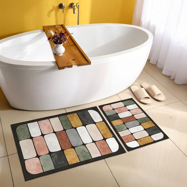 Vannas istabas paklājiņi (2 gab.) 60x100 cm – Foutastic-image-1